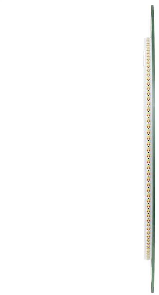Vonios kambario veidrodis su LED, 50cm, apskritas