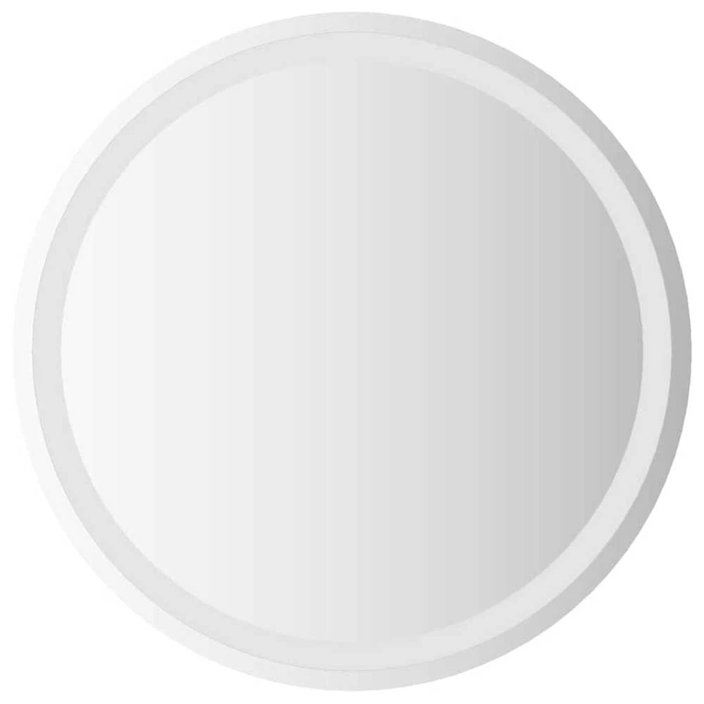 Vonios kambario veidrodis su LED, 60cm, apskritas
