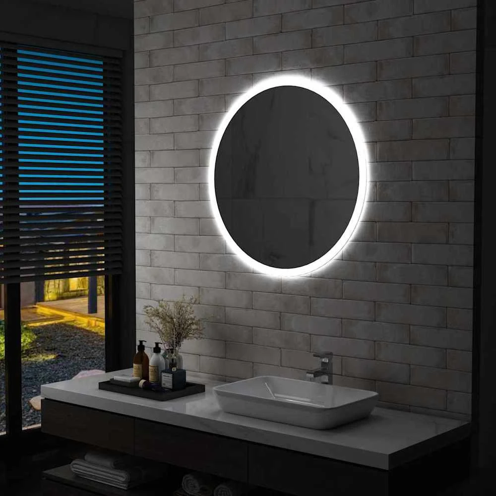 Vonios kambario veidrodis su LED, 80cm
