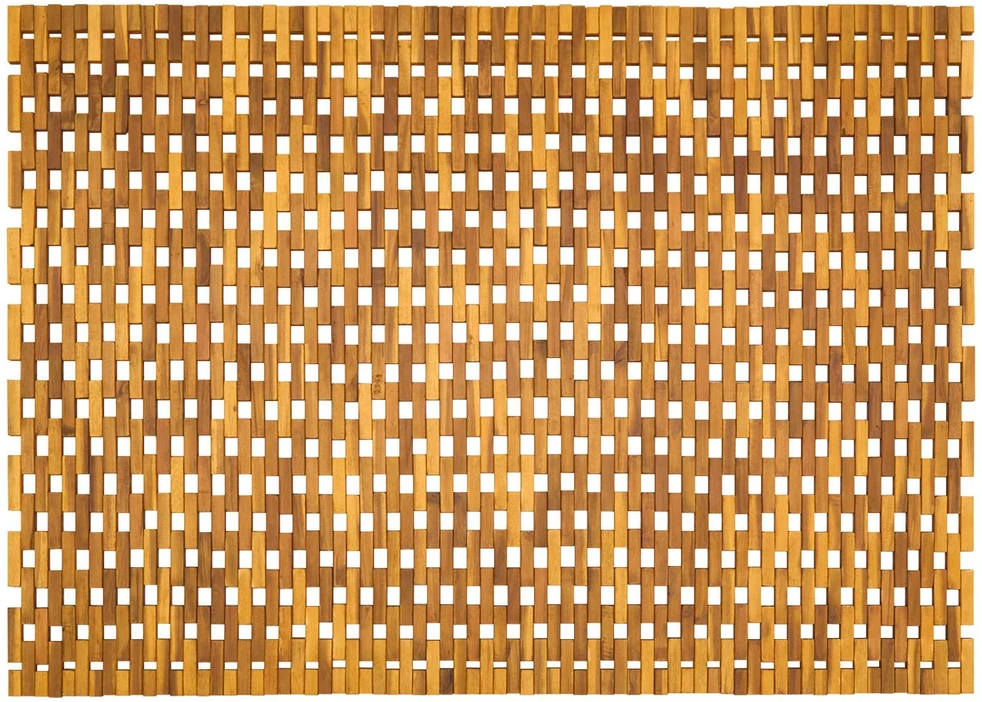 Vonios kilimėliai Natūrali 105 x 160 cm Kietos akacijos mediena