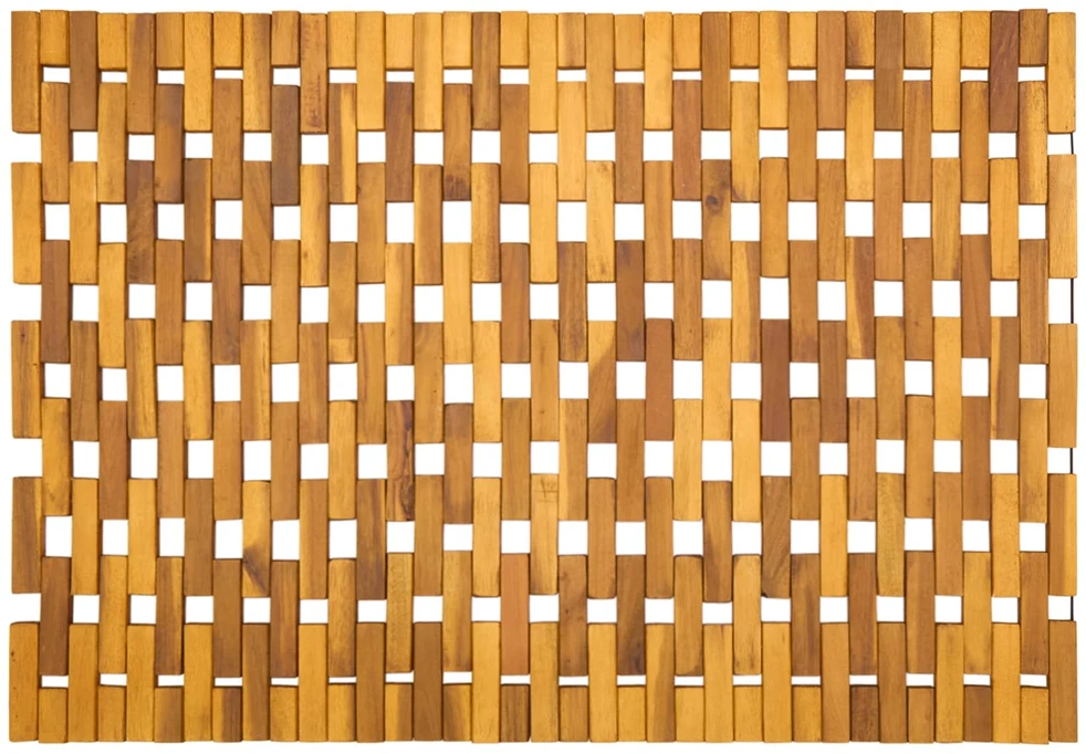 Vonios kilimėliai Natūrali 55 x 80 cm Kietos akacijos mediena