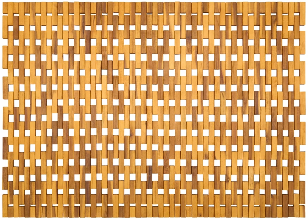 Vonios kilimėliai Natūrali 85 x 120 cm Kietos akacijos mediena