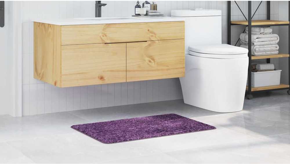 Neslystantis vonios kilimėlis Violetinė 60 x 90 cm PP