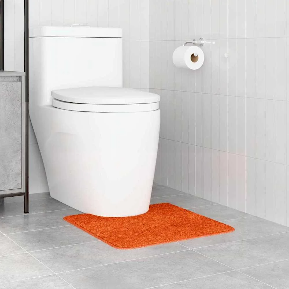 Nešlapiantis Vonios Kilimėlis su Tualeto Iškirtimu Oranžinė PP
