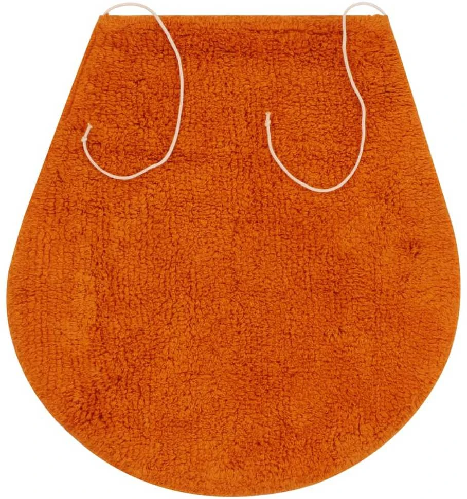 Vonios kilimėlių rinkinys, 3d., oranžinis, audinys