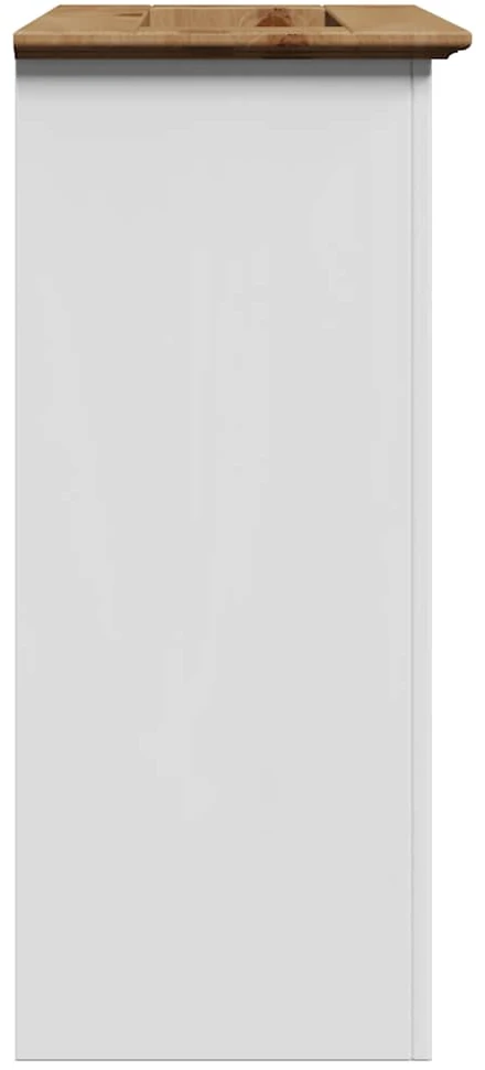 Vonios Kriauklė "BODO" Balta ir ruda 70x35x80 cm