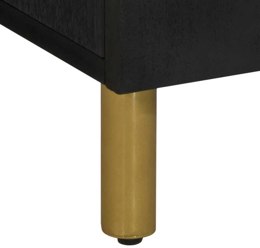 Vonios Kriauklė Spintelė Juoda 62x33x58 cm Engineered Wood