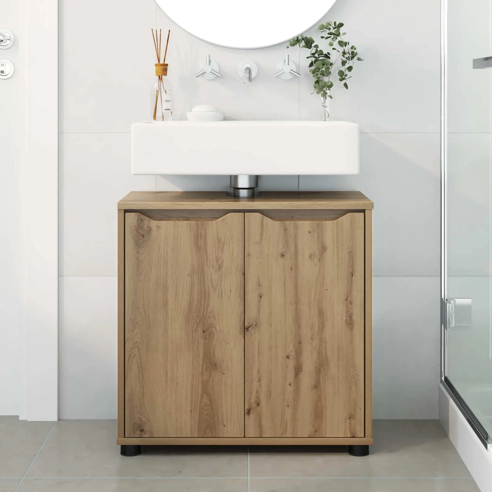 Vonios kriauklės cabinetas Amatininkų ąžuolas 60 x 30 x 60 cm