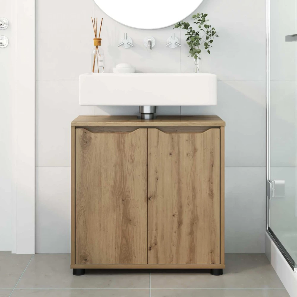 Vonios kriauklės cabinetas Amatininkų ąžuolas 60 x 30 x 60 cm