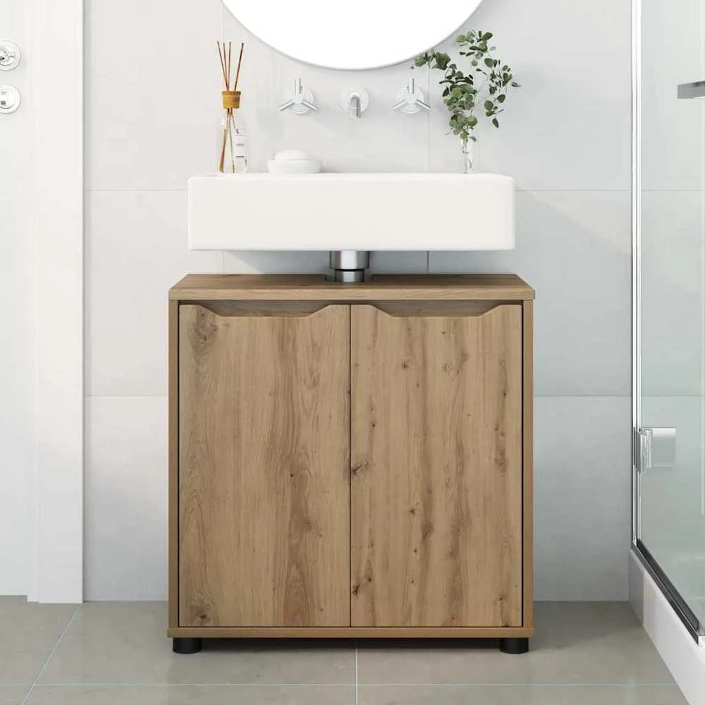 Vonios kriauklės cabinetas Amatininkų ąžuolas 60 x 30 x 60 cm