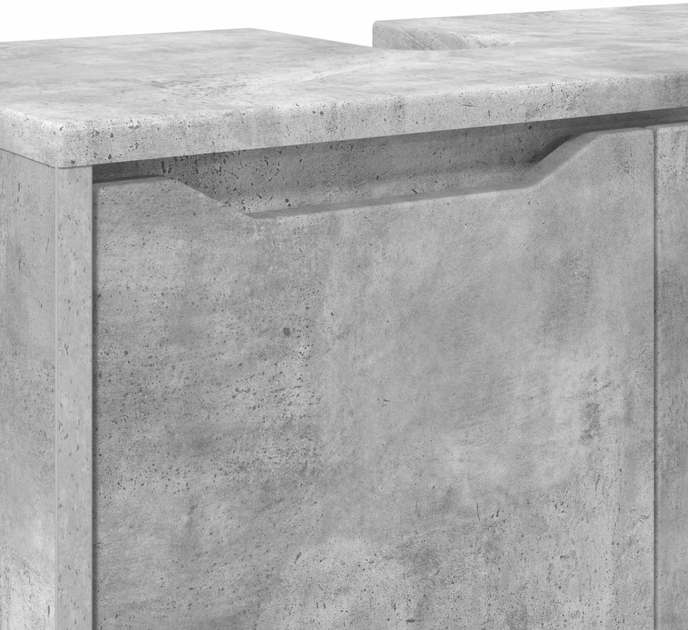 Vonios kriauklės cabinetas Betono pilka 60 x 30 x 60 cm