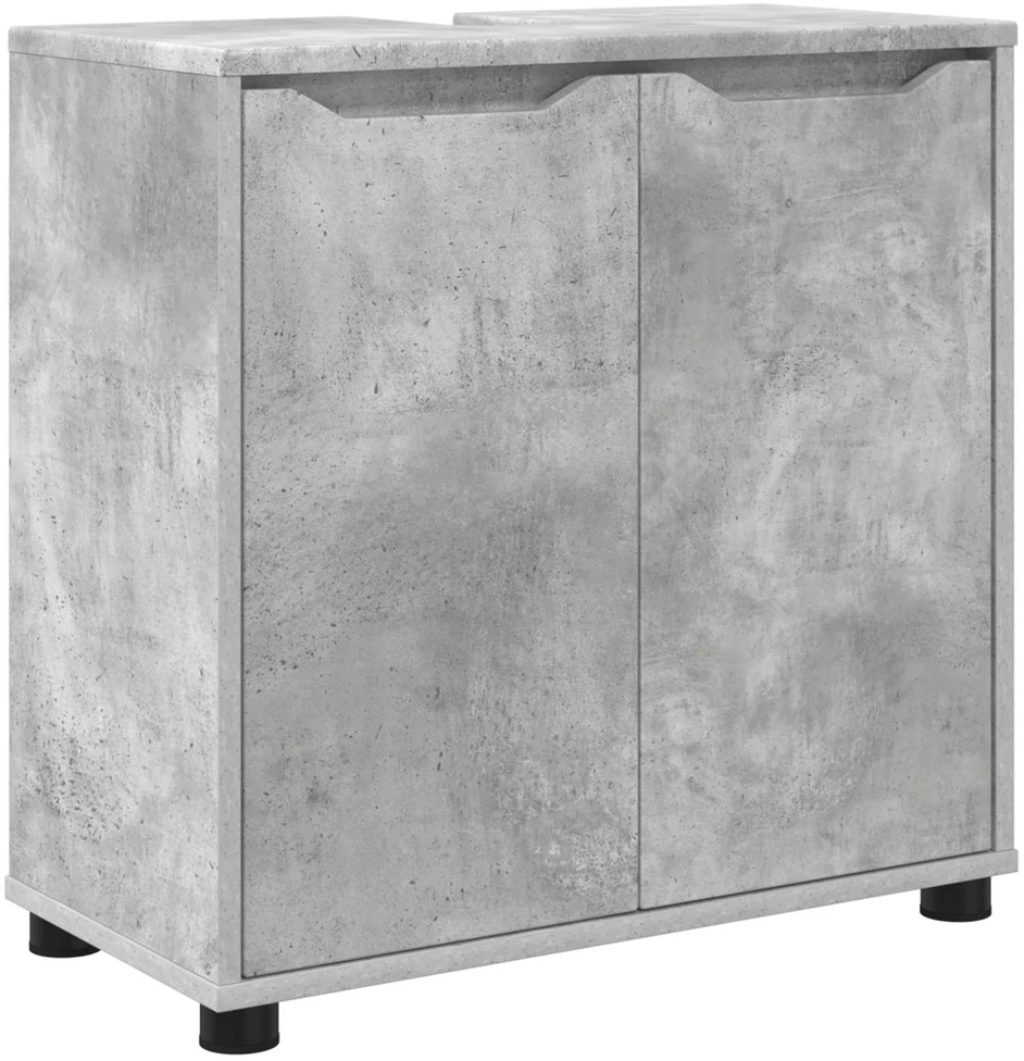 Vonios kriauklės cabinetas Betono pilka 60 x 30 x 60 cm
