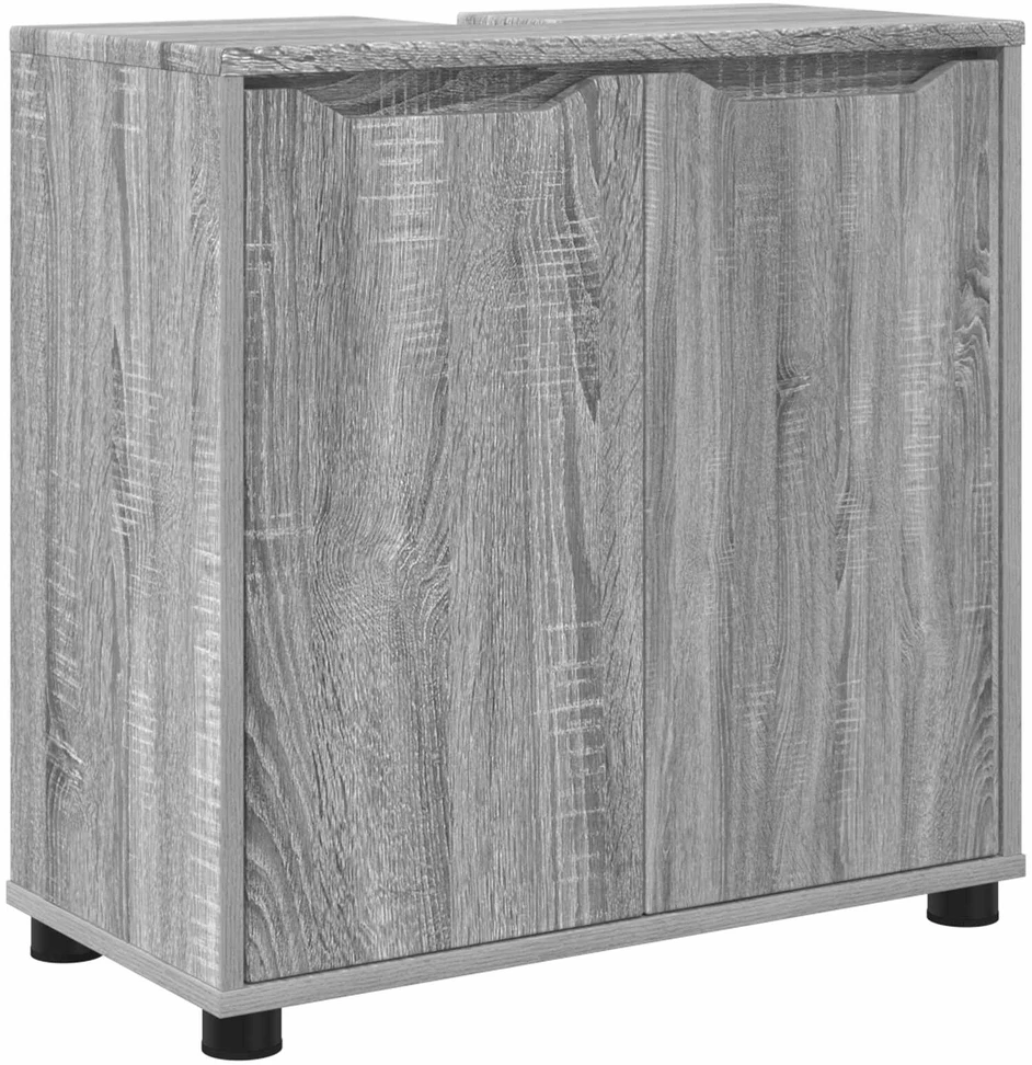 Vonios kriauklės cabinetas Pilkas Sonoma 60 x 30 x 60 cm