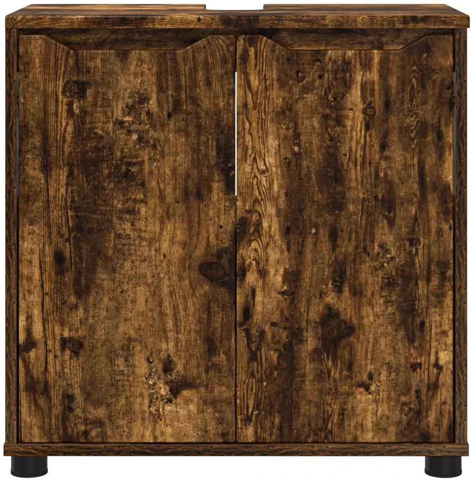 Vonios kriauklės cabinetas Rūkyta ąžuolas 60 x 30 x 60 cm