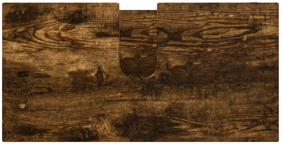 Vonios kriauklės cabinetas Rūkyta ąžuolas 60 x 30 x 60 cm