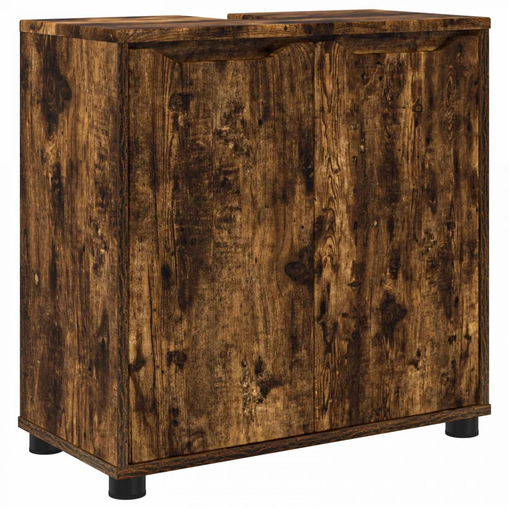 Vonios kriauklės cabinetas Rūkyta ąžuolas 60 x 30 x 60 cm