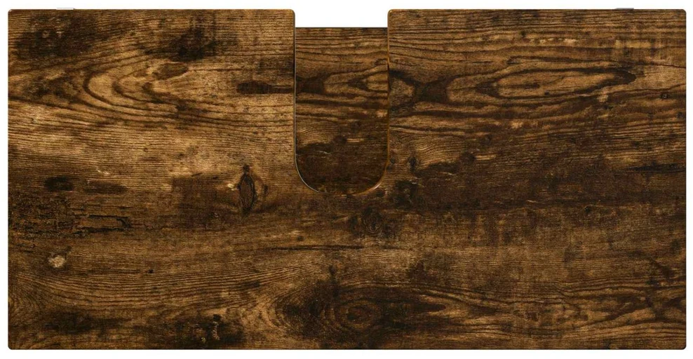 Vonios kriauklės cabinetas Rūkyta ąžuolas 60 x 30 x 60 cm