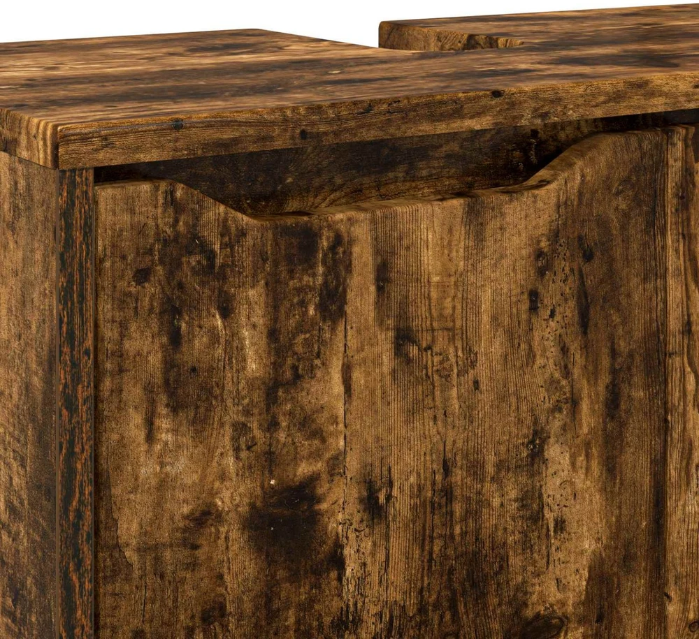 Vonios kriauklės cabinetas Rūkyta ąžuolas 60 x 30 x 60 cm
