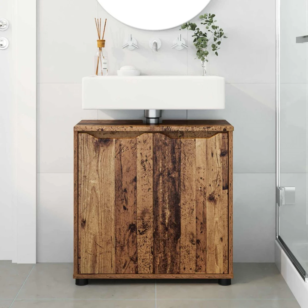 Vonios kriauklės cabinetas Senovinis medis 60 x 30 x 60 cm
