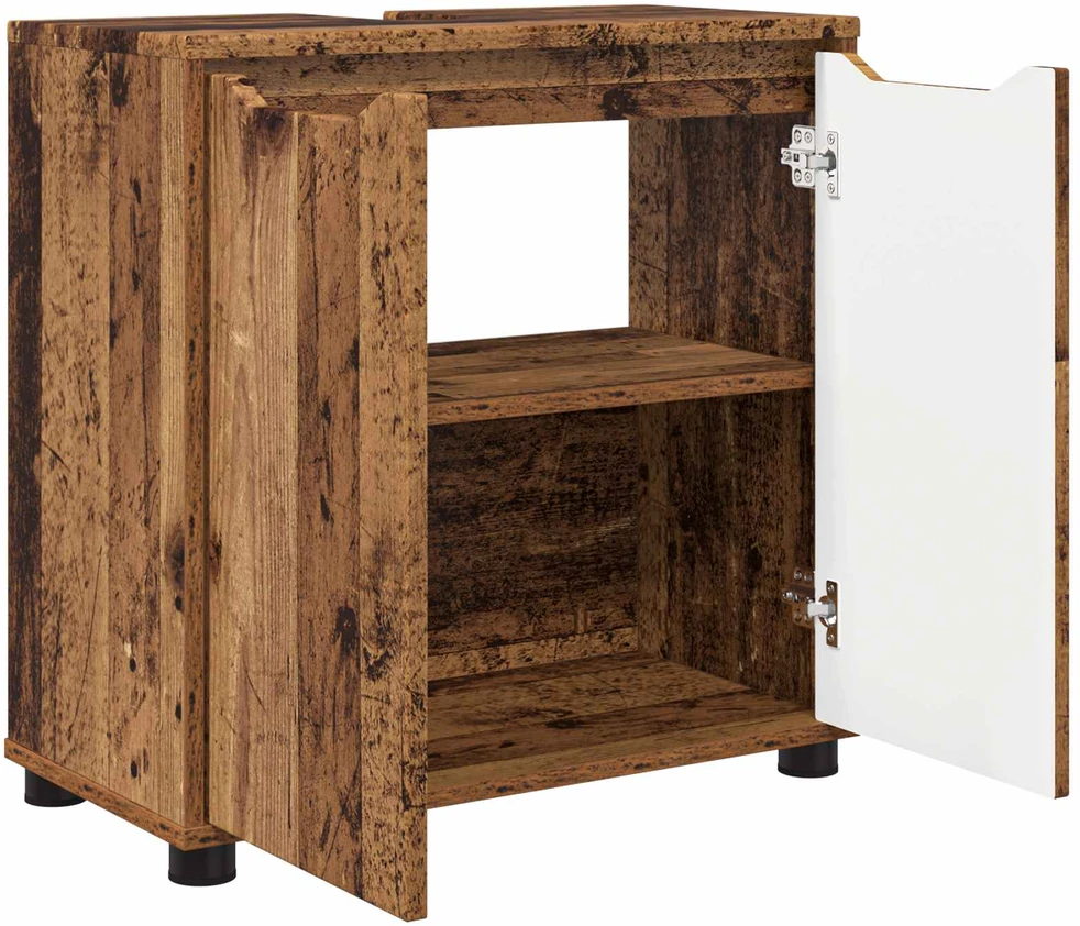 Vonios kriauklės cabinetas Senovinis medis 60 x 30 x 60 cm