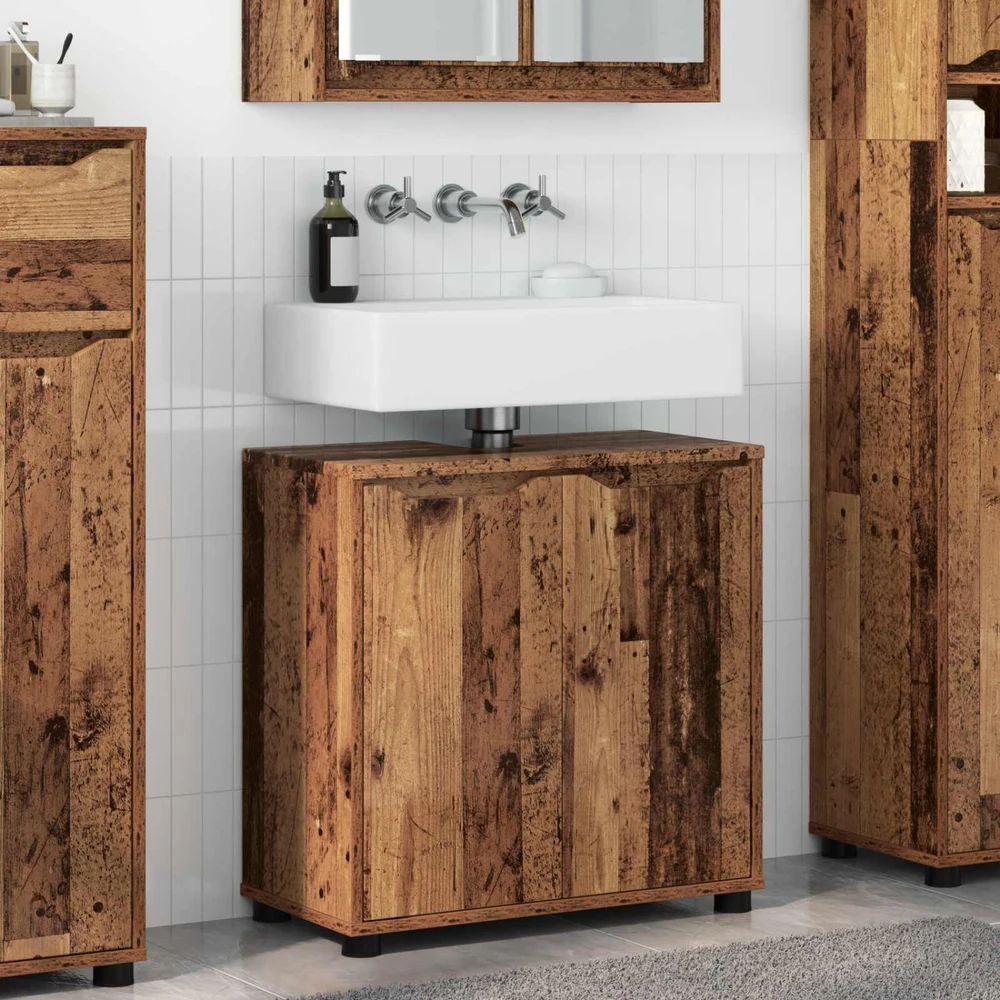 Vonios kriauklės cabinetas Senovinis medis 60 x 30 x 60 cm