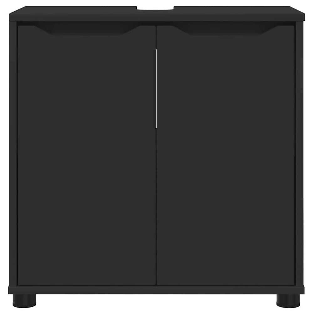 Vonios kriauklės cabinetas Juoda 60 x 30 x 60 cm