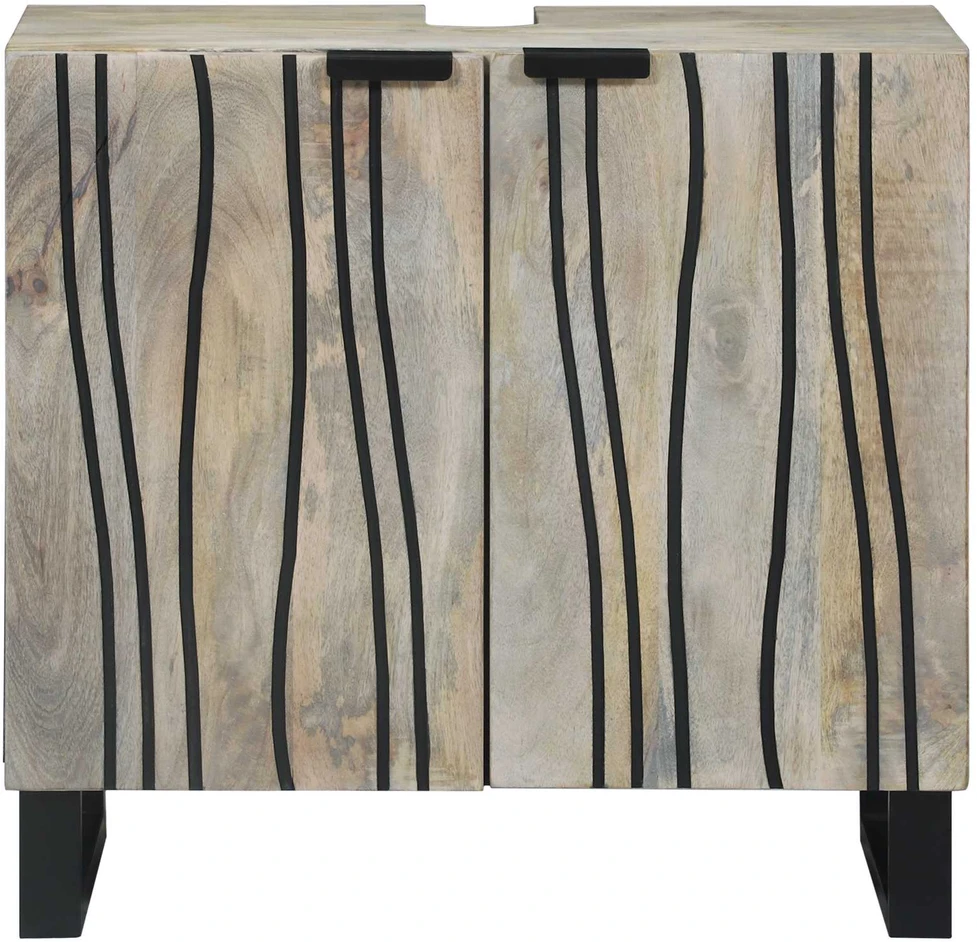 Vonios kriauklės spinta Balta 62 x 33 x 58 cm Apdirbta mediena