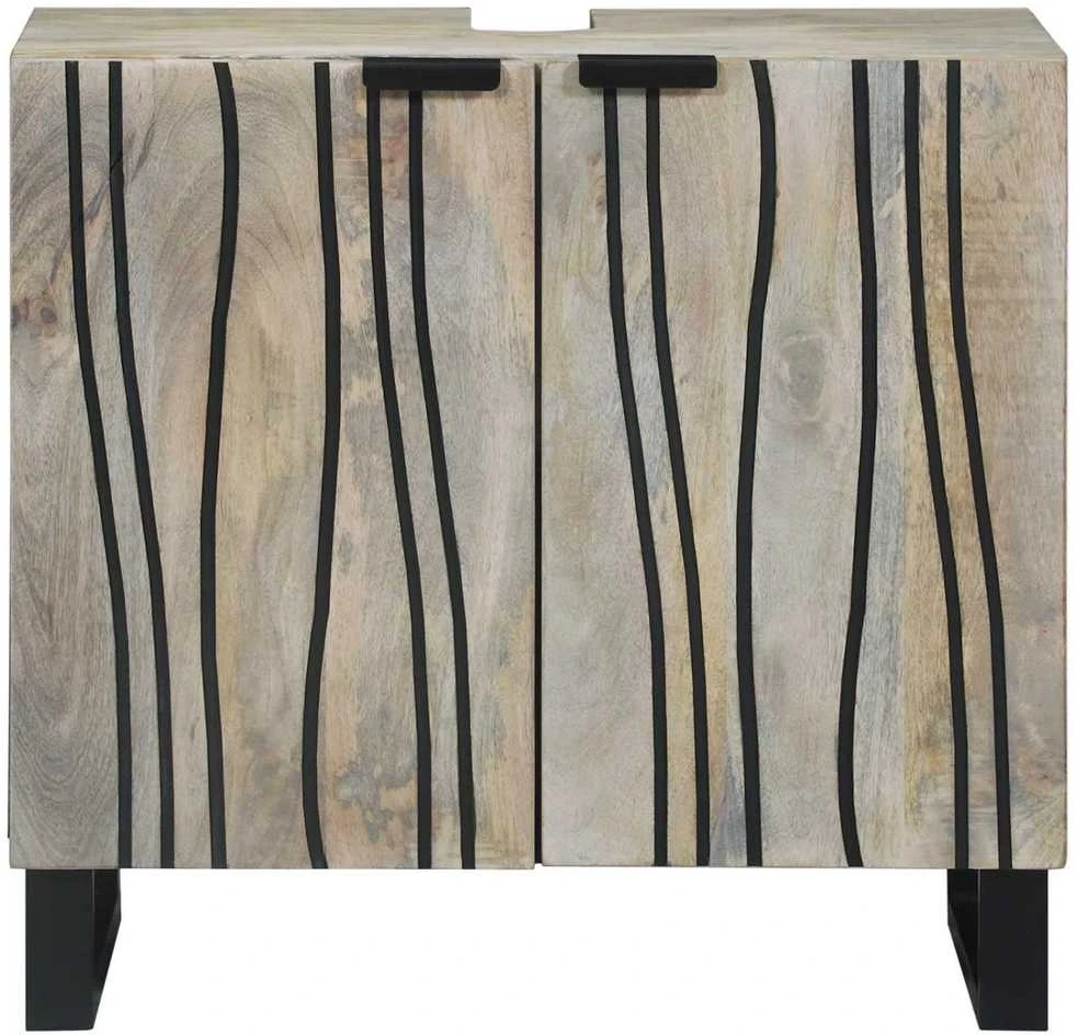 Vonios kriauklės spinta Balta 62 x 33 x 58 cm Apdirbta mediena
