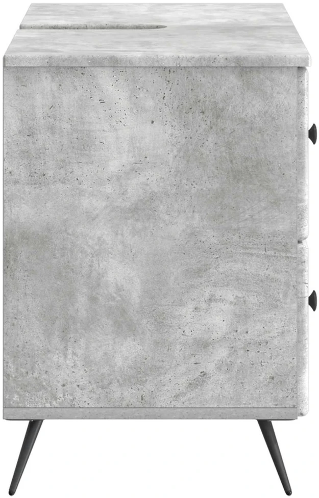 Vonios kriauklės spinta BREDA Betono pilka 82 x 41 x 59 cm