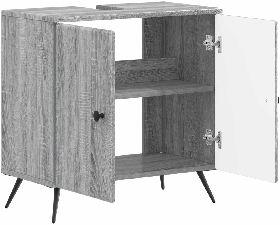 Vonios kriauklės spinta BREDA Pilka Sonoma 59,5 x 31,5 x 59 cm
