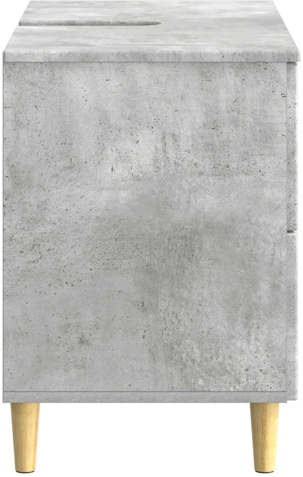 Vonios kriauklės spinta DELFT Betono pilka 82 x 41 x 59 cm