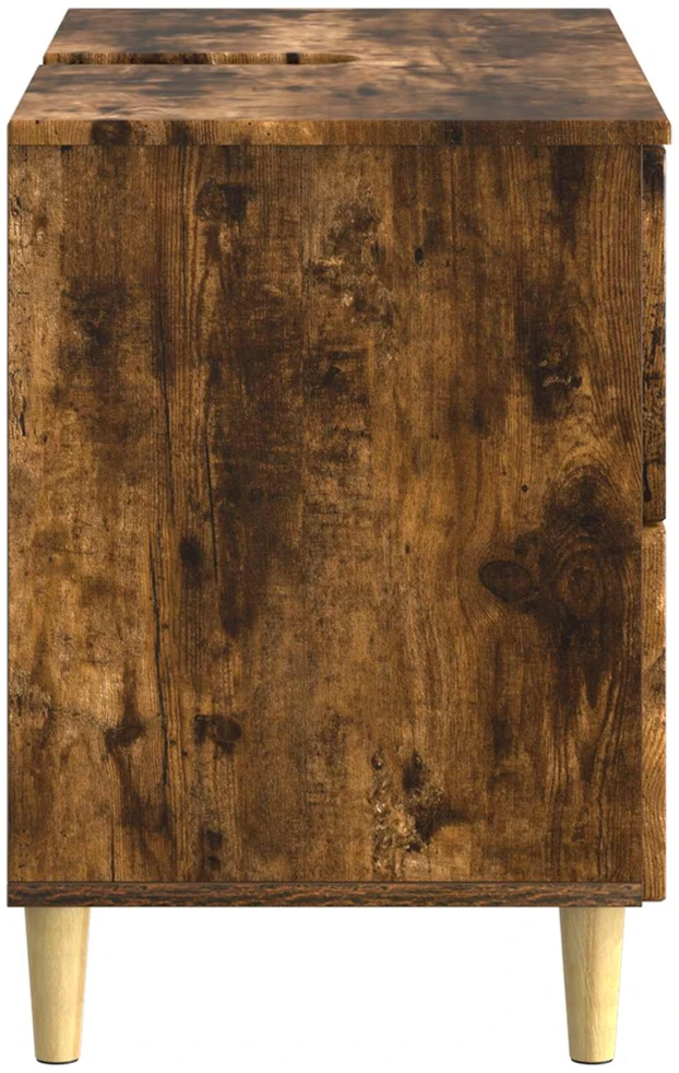 Vonios kriauklės spinta DELFT Dūminio ąžuolo 82 x 41 x 59 cm