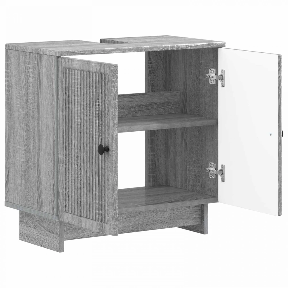 Vonios kriauklės spinta EDE Pilka Sonoma 59,5 x 31,5 x 59 cm