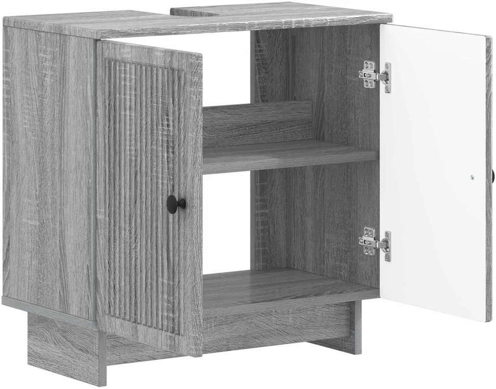 Vonios kriauklės spinta EDE Pilka Sonoma 59,5 x 31,5 x 59 cm