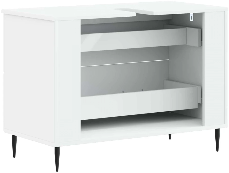 Vonios kriauklės spinta HAARLEM Balta 82 x 41 x 58,5 cm