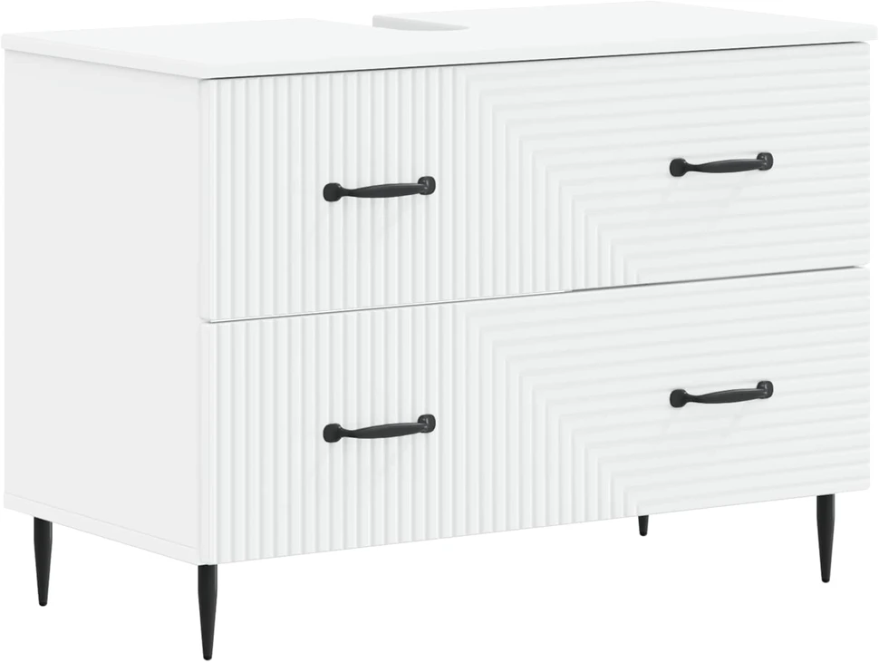 Vonios kriauklės spinta HAARLEM Balta 82 x 41 x 58,5 cm
