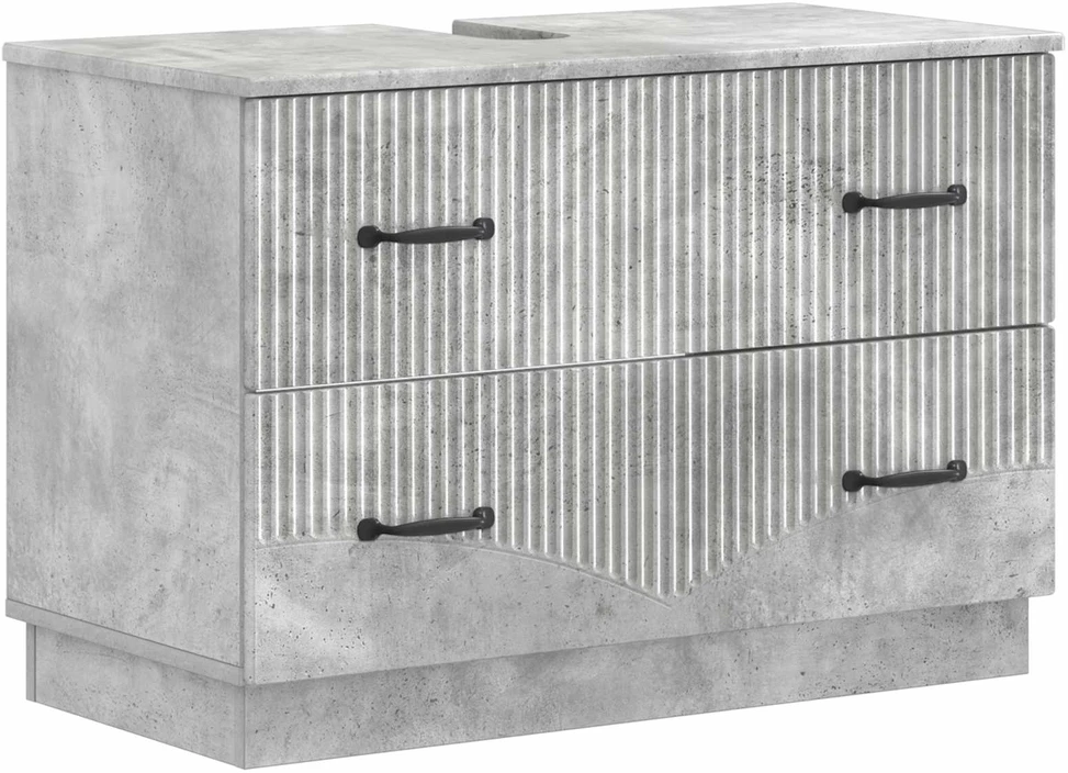 Vonios kriauklės spinta HOORN Betono pilka 82 x 41 x 56 cm