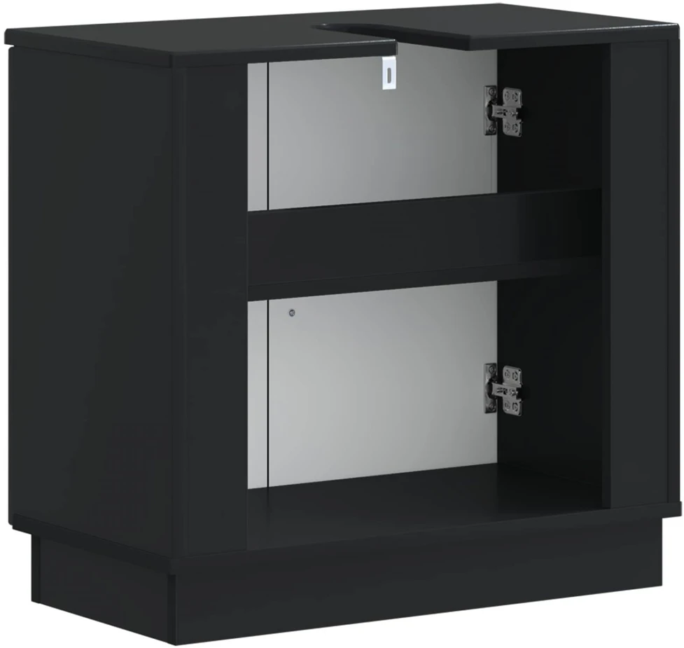 Vonios kriauklės spinta HOORN Juoda 59,5 x 31,5 x 56 cm
