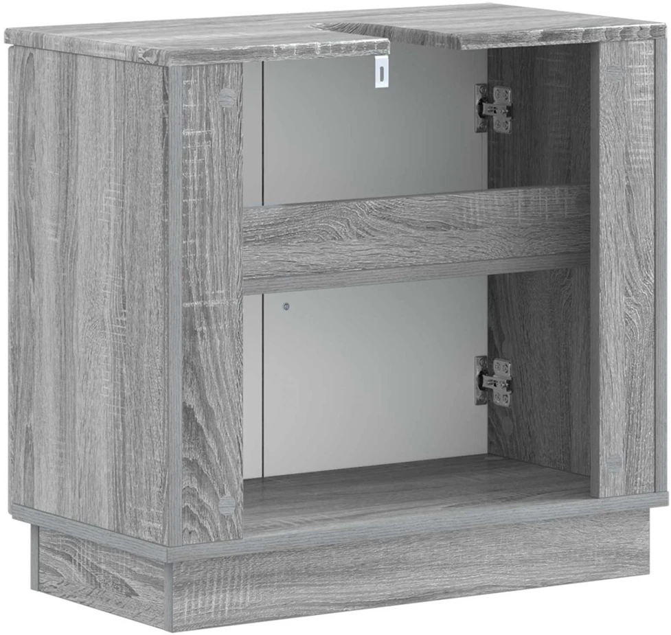 Vonios kriauklės spinta HOORN Pilka Sonoma 59,5 x 31,5 x 56 cm