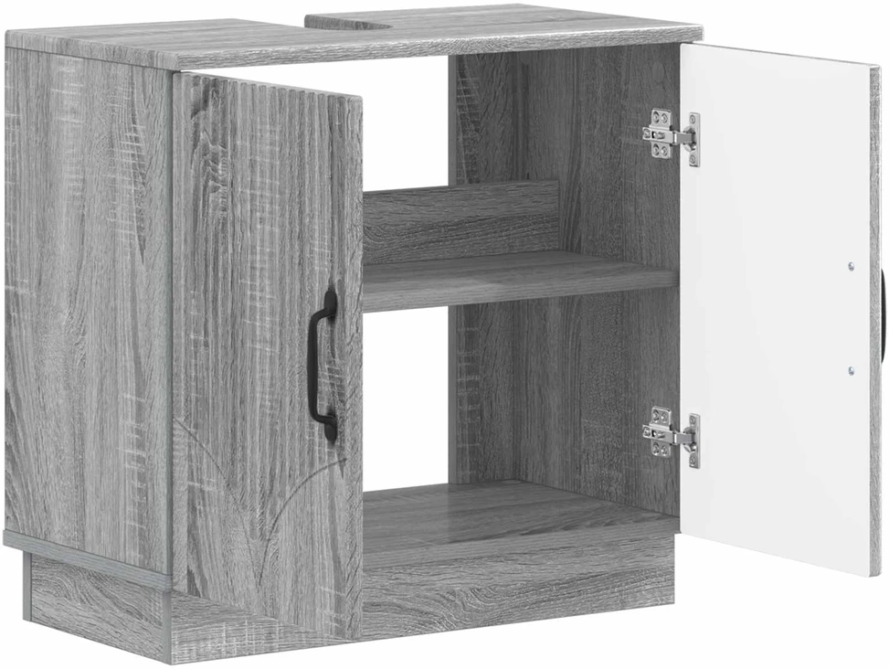 Vonios kriauklės spinta HOORN Pilka Sonoma 59,5 x 31,5 x 56 cm