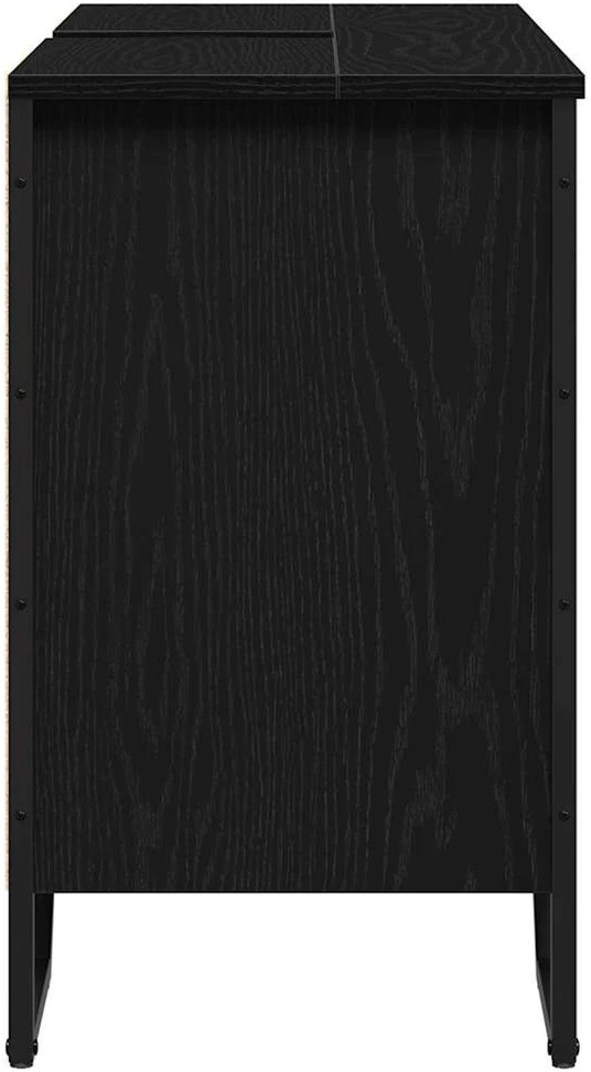 Vonios kriauklės spinta Juodas ąžuolas 91 x 35 x 60 cm