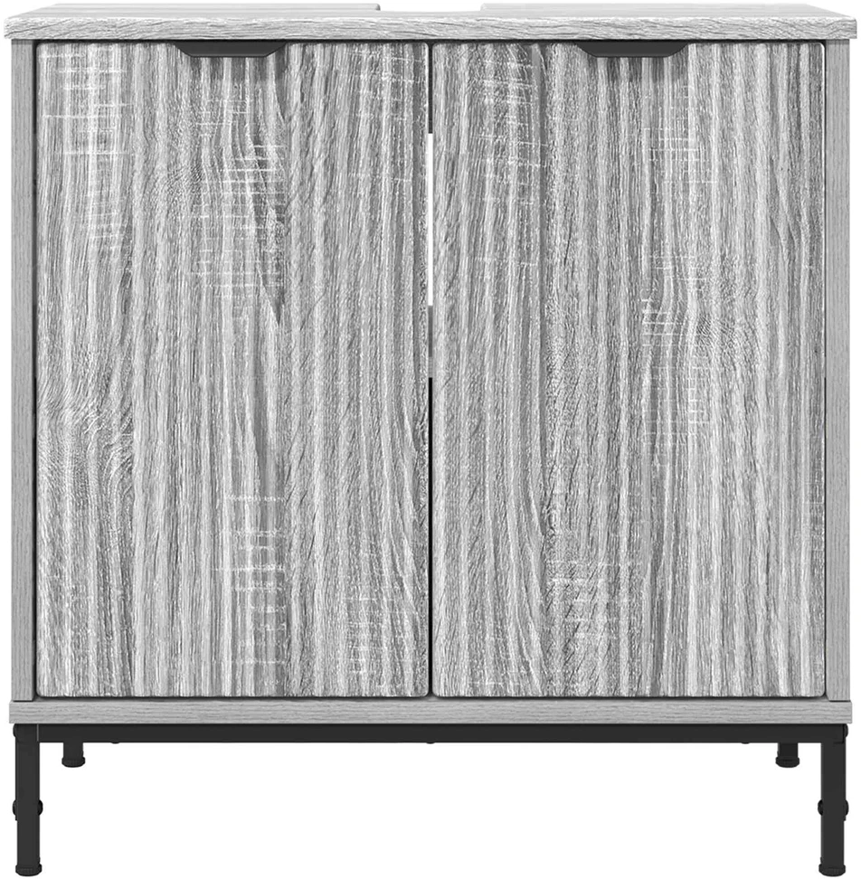 Vonios kriauklės spinta Pilkas Sonoma 60,5 x 33,5 x 61 cm