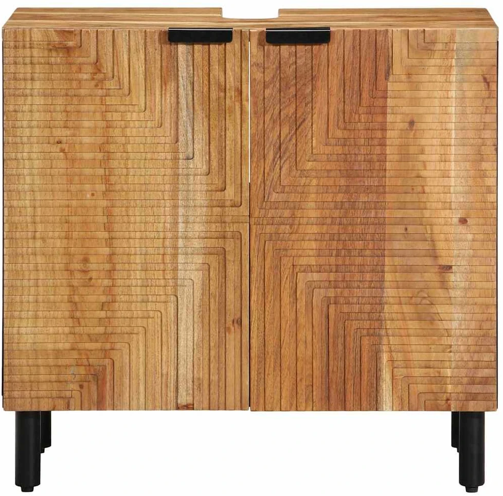 Vonios kriauklės spinta Ruda 62 x 33 x 58 cm Kietas mango medis