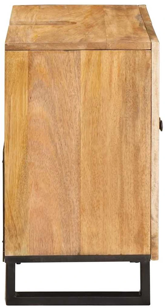 Vonios kriauklės spinta Ruda 62 x 33 x 58 cm Kietas mango medis