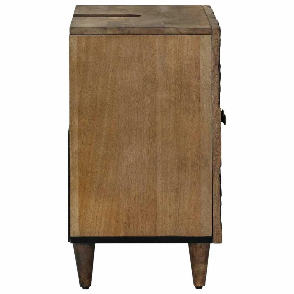 Vonios kriauklės spinta Ruda 62 x 33 x 58 cm Kietas mango medis