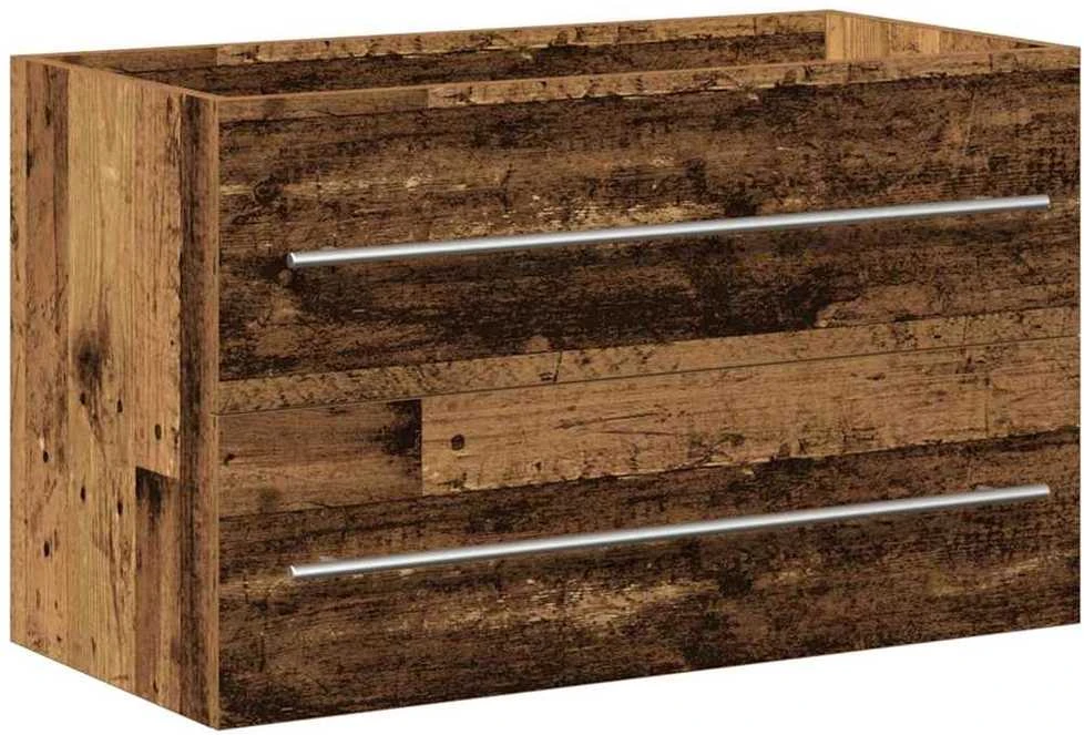 Vonios kriauklės spinta Senovinis medis 80 x 38,5 x 48 cm