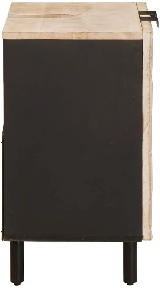Vonios kriauklės spinta su lentyna Balta 62 x 33 x 58 cm