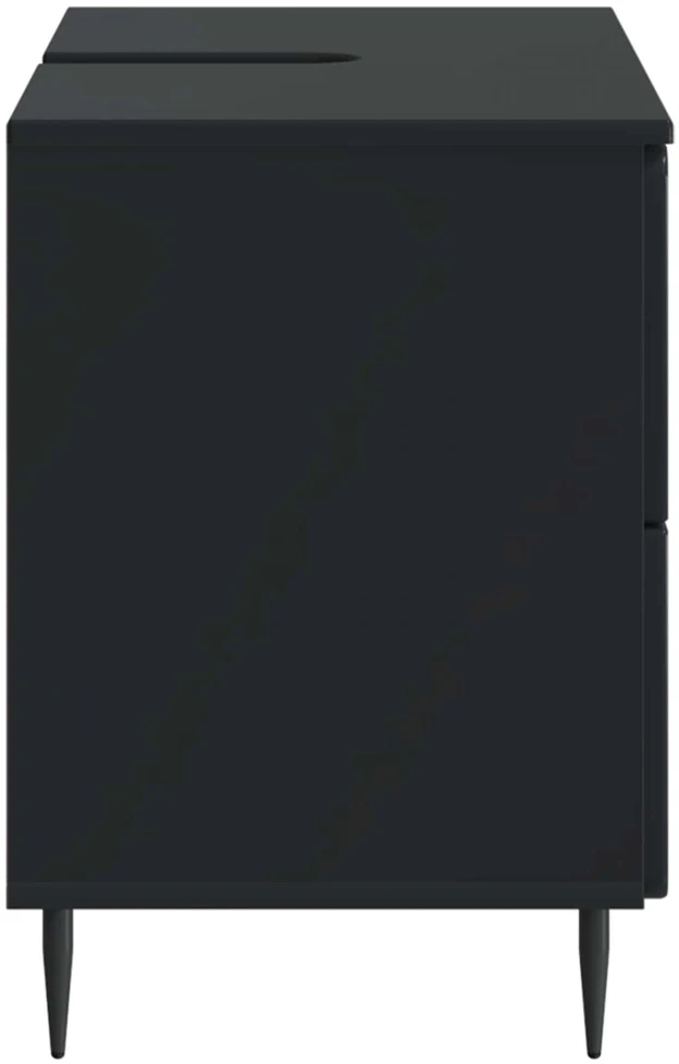 Vonios kriauklės spinta ZWOLLE Juoda 82 x 41 x 58,5 cm