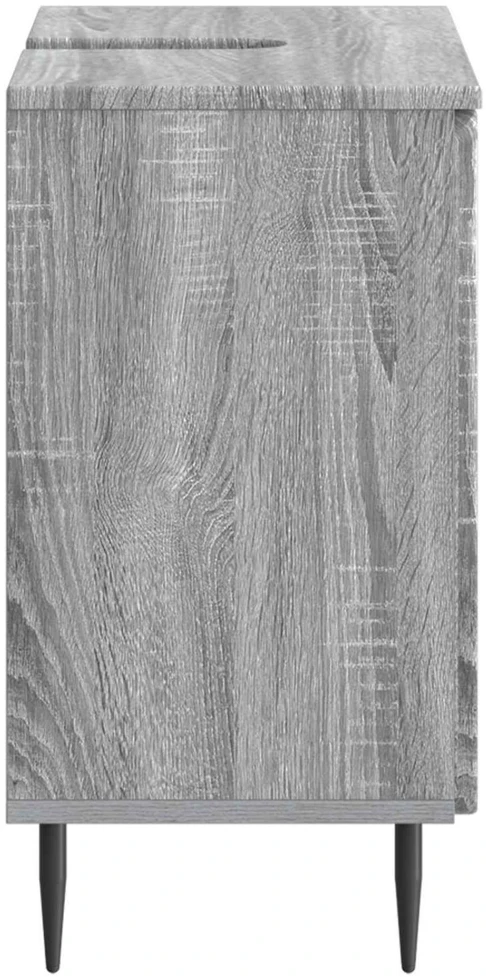 Vonios kriauklės spinta ZWOLLE Pilka Sonoma 59,5 x 31,5 x 59 cm