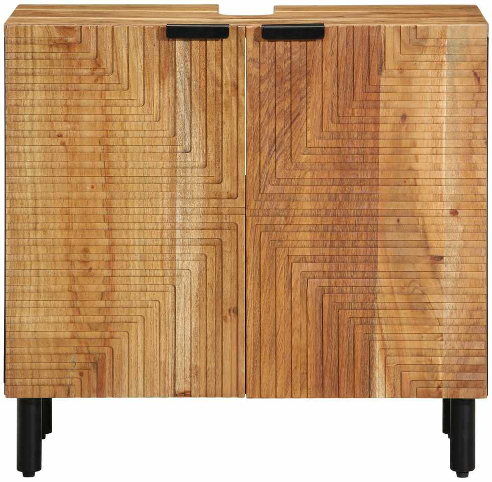 Vonios kriauklės spinta Ruda 62 x 33 x 58 cm Kietas mango medis